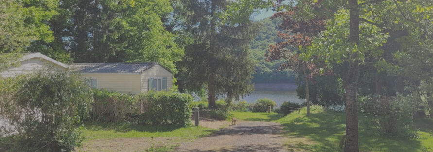 Activités, plage, chalets, mobil-homes du camping du lac de Confolant