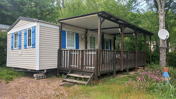 Mobil-homes 6 places au lac de Confolant